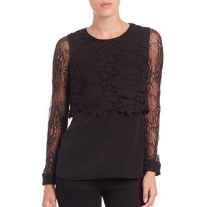 🌱BAILEY/44 • True Love Lace Overlay Blouse